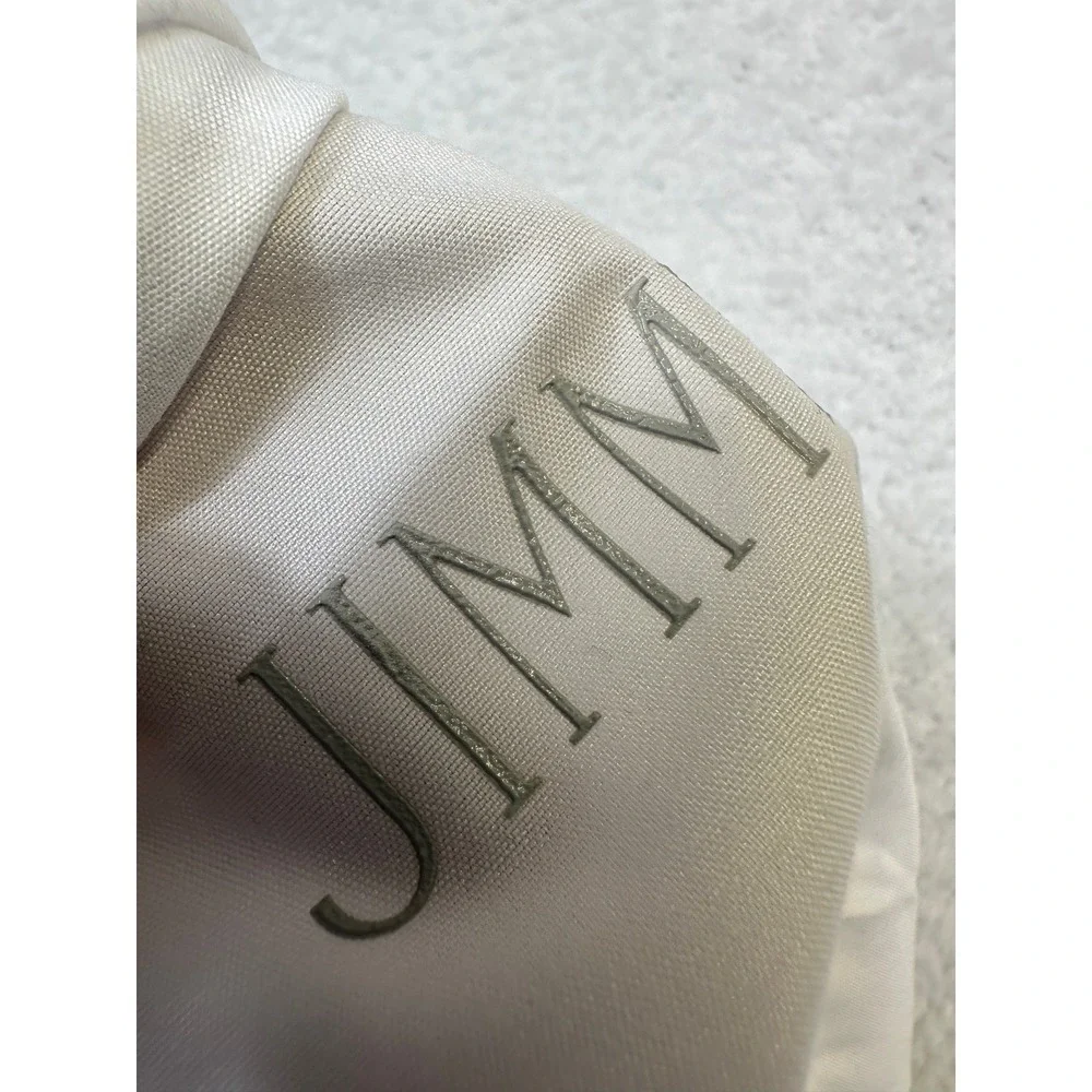 Jimmy Choo White Shoe Dust Bag Pouch  Made in Italy‎ 10